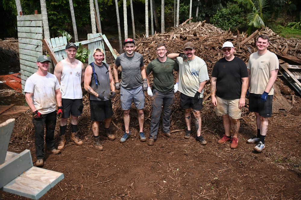 JBPHH disaster relief effort on the North Shore