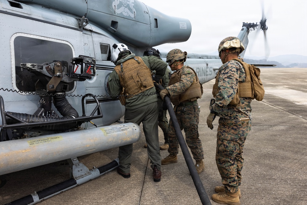 HMLA-369 provides simulated close air support