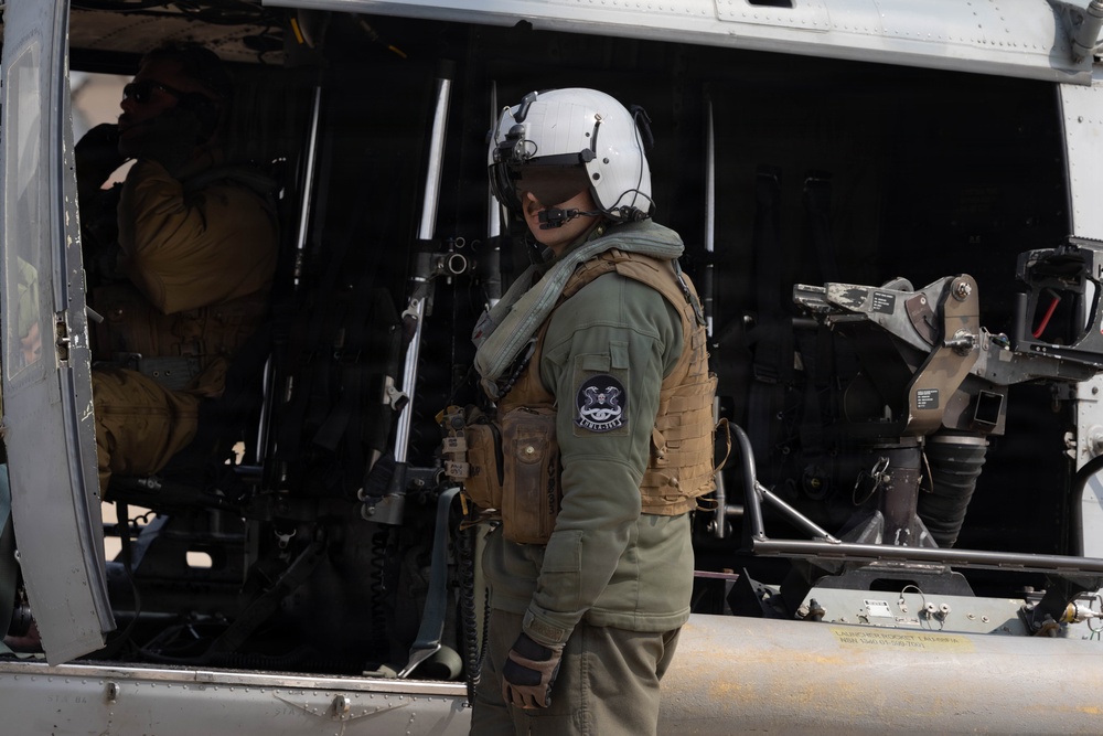 HMLA-369 provides simulated close air support