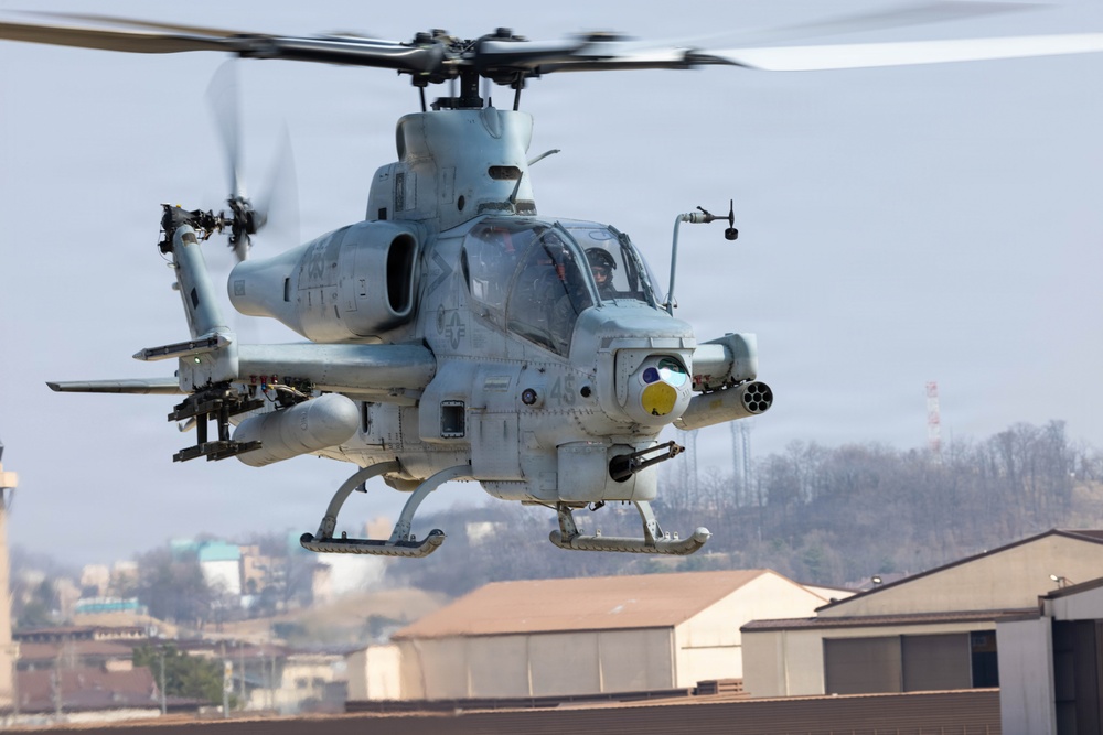 HMLA-369 provides simulated close air support
