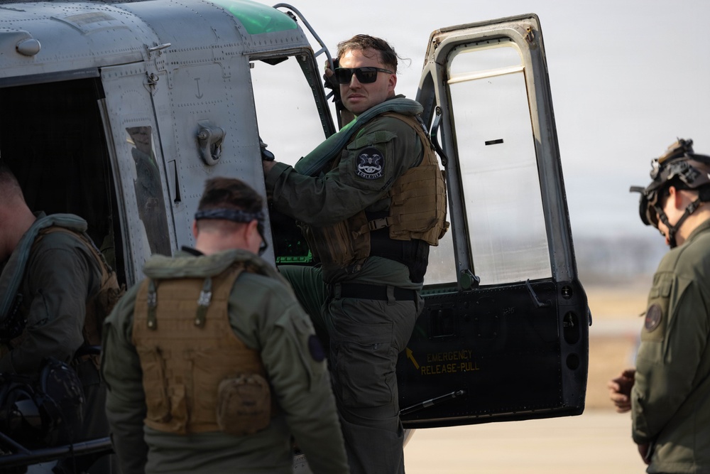 HMLA-369 provides simulated close air support