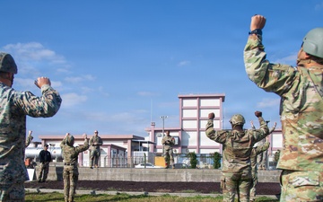 Soldiers and Green Berets with 1st SFG (A), U.S. Army Rangers,  and U.S. Marines Conduct Joint Jump