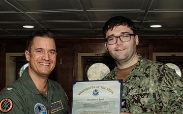 George Washington recognizes Warfighter of the Week