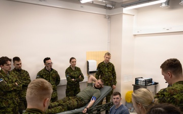 U.S. and Estonia Conduct Joint Field Blood Transfusion Training