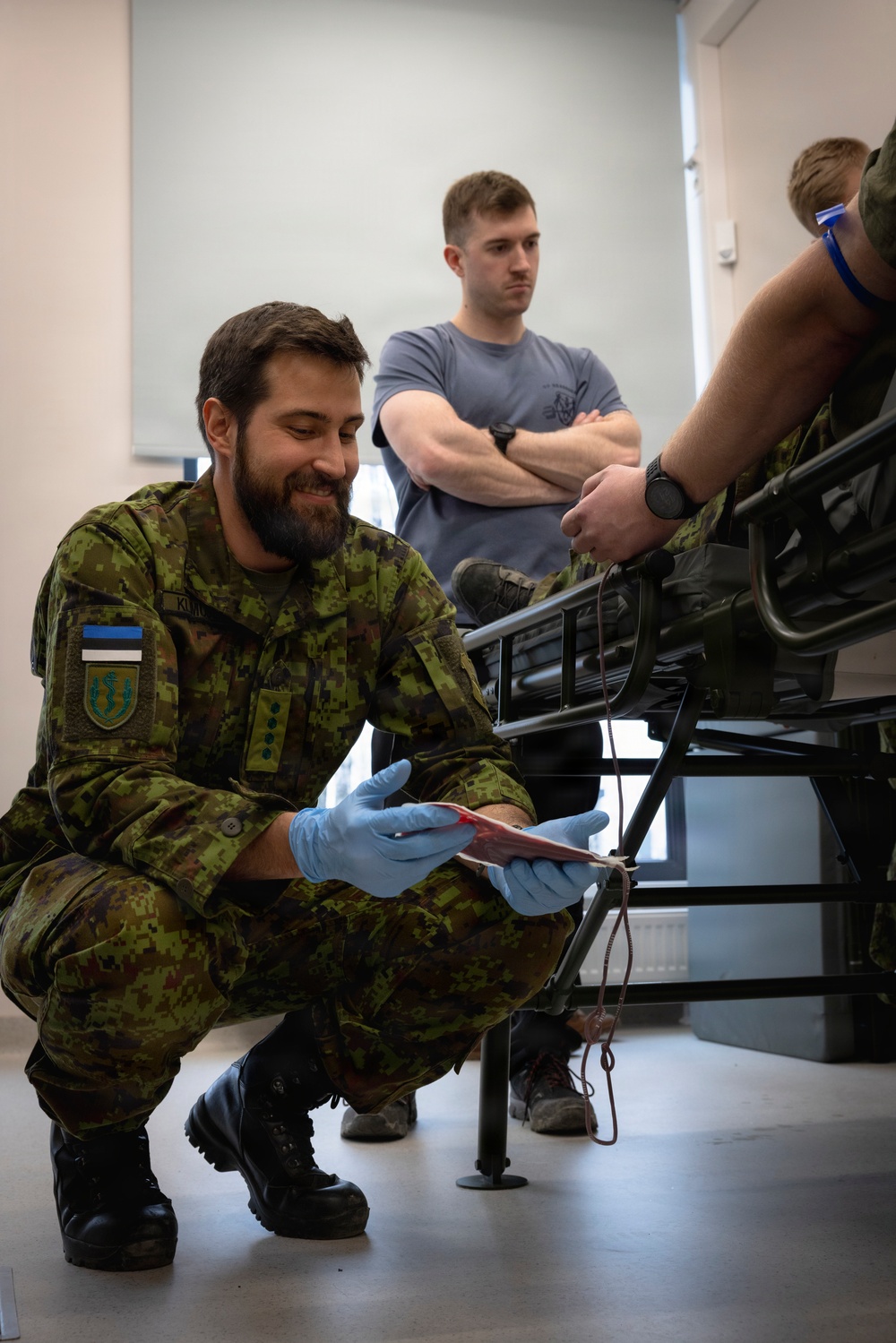 U.S. Army Staff Sgt. Trey Tardio Supports Estonian Medical Training to Advance Lifesaving Capabilities