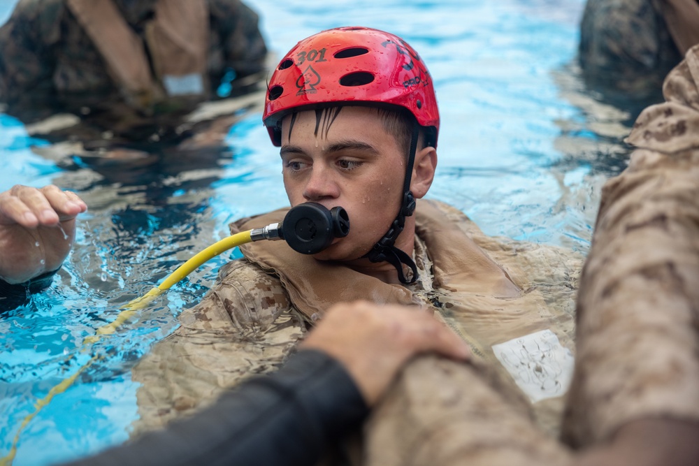 3rd MLG Underwater Egress Training