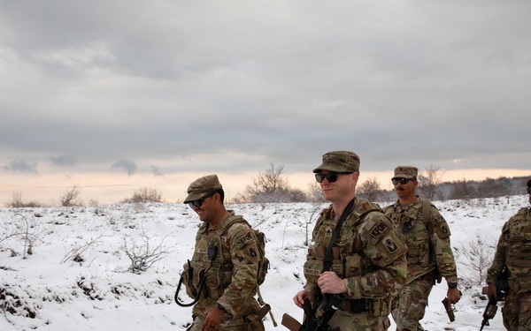 Florida Army National Guardsmen conduct patrol along Kosovo’s Administrative Boundary Line