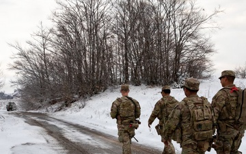 Florida Army National Guardsmen conduct patrol along Kosovo’s Administrative Boundary Line