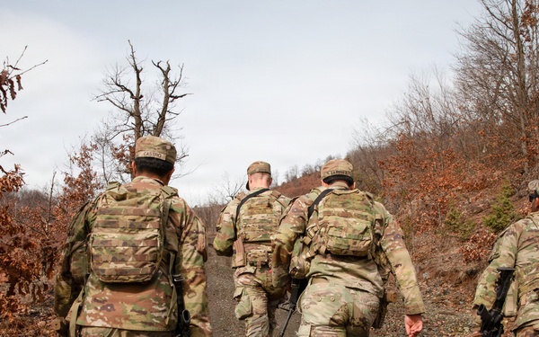 Florida Army National Guardsmen conduct patrol along Kosovo’s Administrative Boundary Line