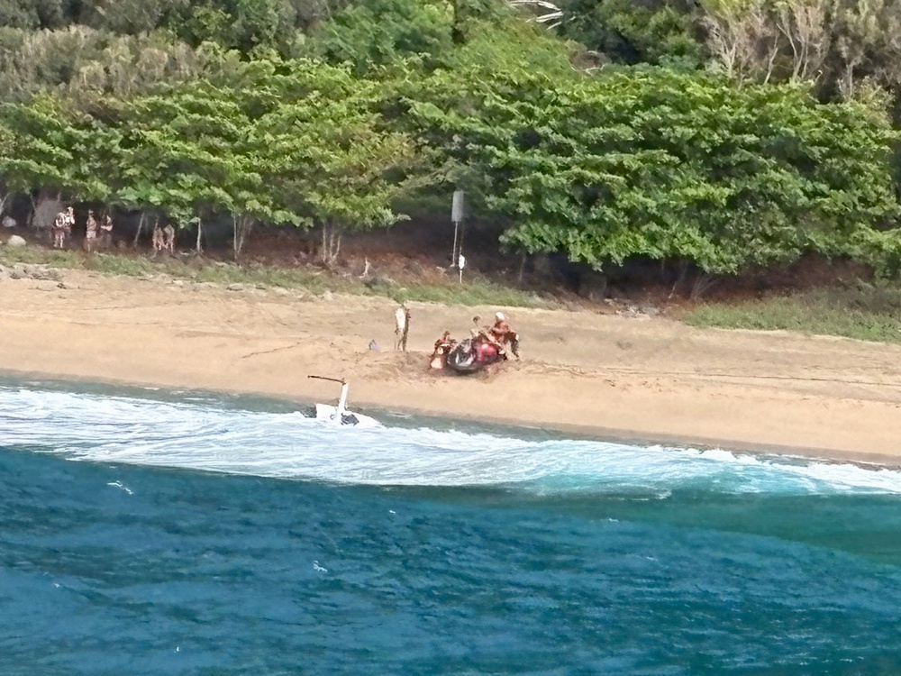 Coast Guard, partners, good Samaritans respond to helicopter crash on Kauai