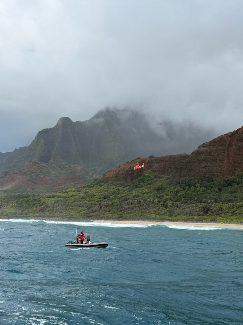 Coast Guard, partners, good Samaritans respond to helicopter crash on Kauai