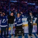 Binational NORAD Color Guard Presents Colors at Tampa Bay Lightning Game