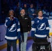 Binational NORAD Color Guard Presents Colors at Tampa Bay Lightning Game