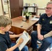 Military child explores good citizenship through interview with Fort Polk police chief