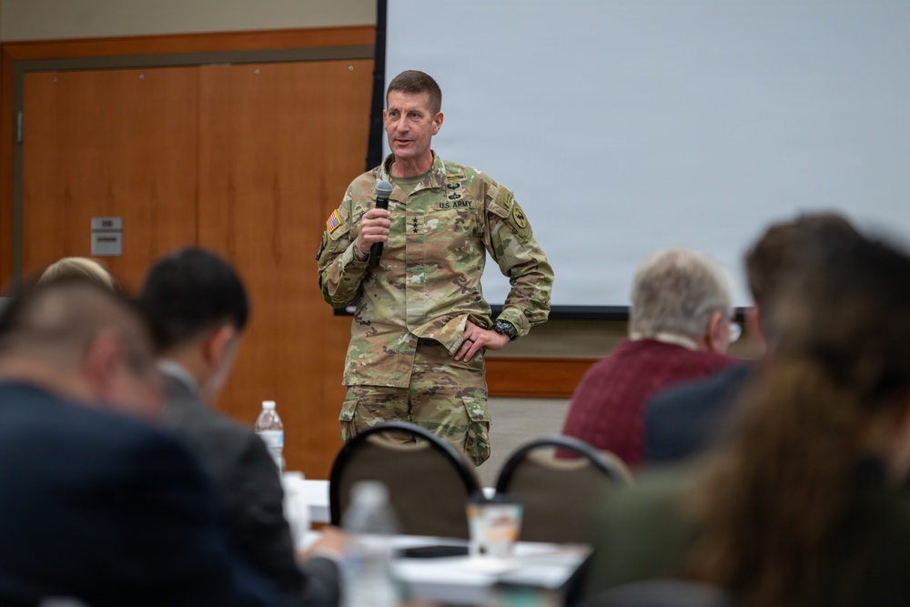 Lt. Gen. Joel Vowell delivers opening remarks at 2026 PLA Conference at USAHEC