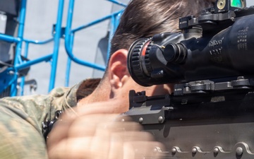 22nd MEU (SOC) | Marines Train on the M240B Machine Gun