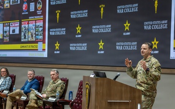 Panelists engage AY26 class at 2026 PLA Conference, Root Hall