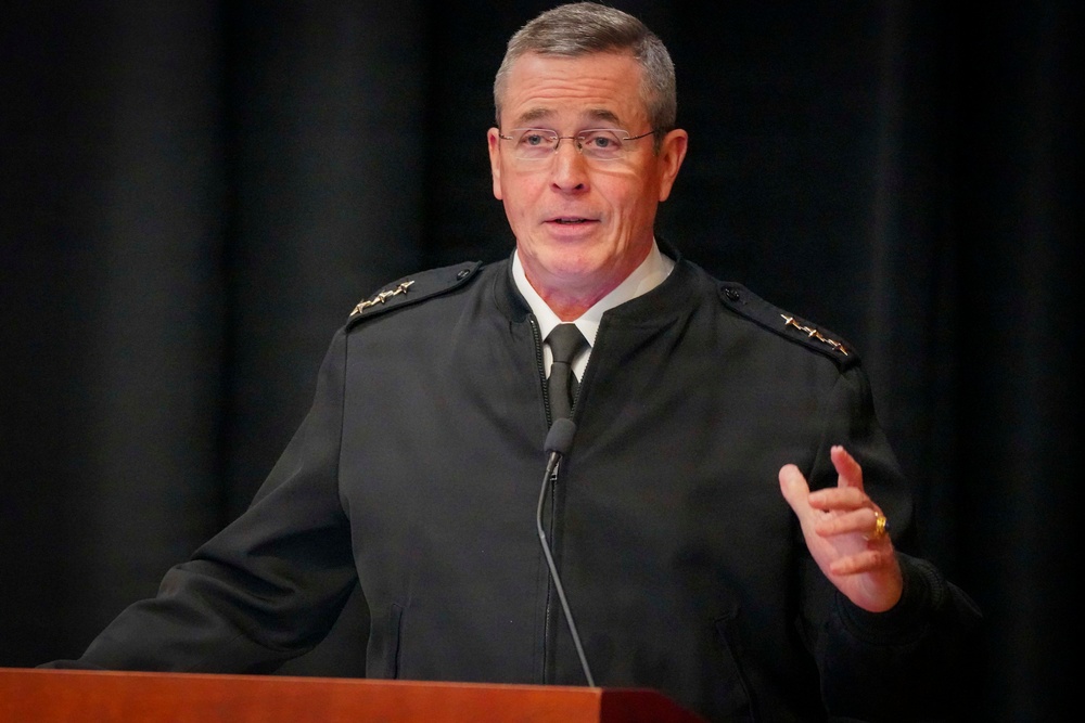 Vice Adm. Peter Garvin Delivers Lecture at U.S. Naval War College