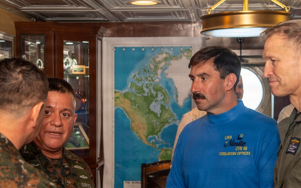 Nimitz Welcome Guatemalan Distinguished Vistitors