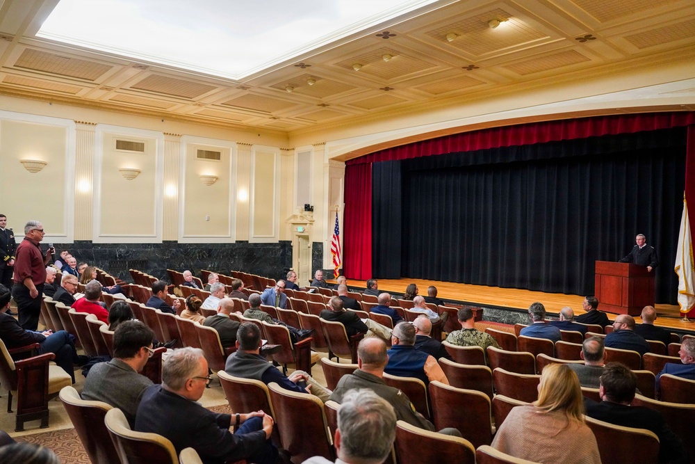 Vice Adm. Peter Garvin Delivers Lecture at U.S. Naval War College