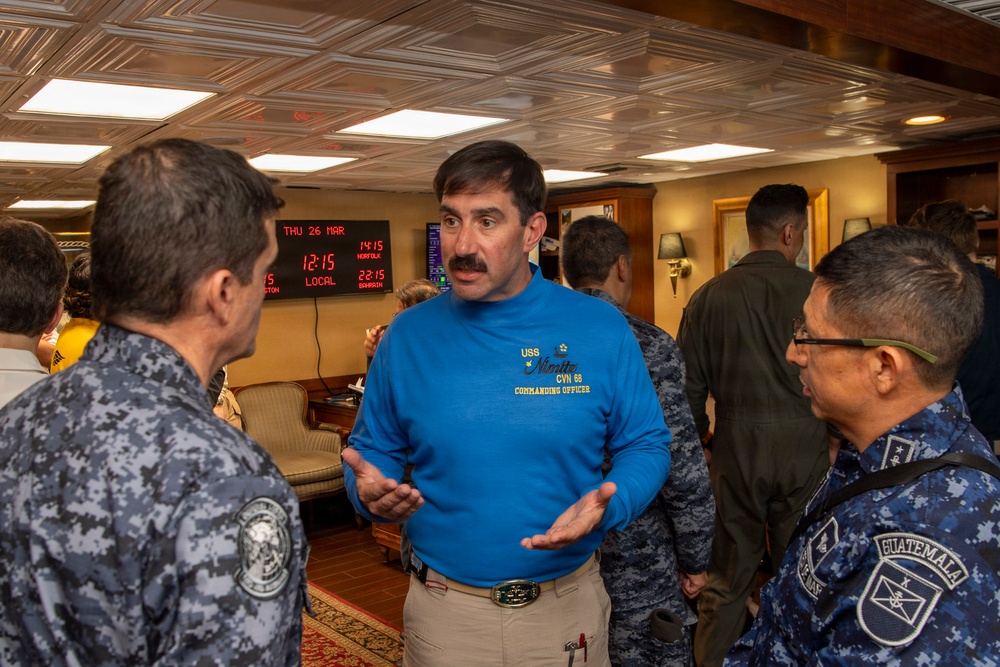 Nimitz Welcome Guatemalan Distinguished Vistitors