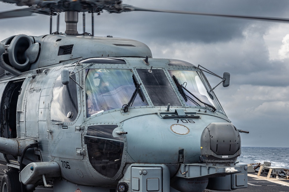 USS Bainbridge (DDG 96) supports Operation Epic Fury