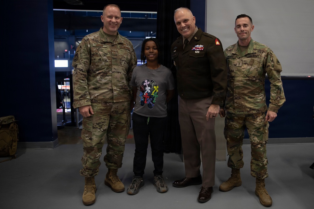 DC National Guard Commanding General helps open Special Olympics DC Unified Championship