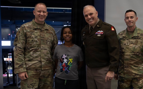 DC National Guard Commanding General helps open Special Olympics DC Unified Championship