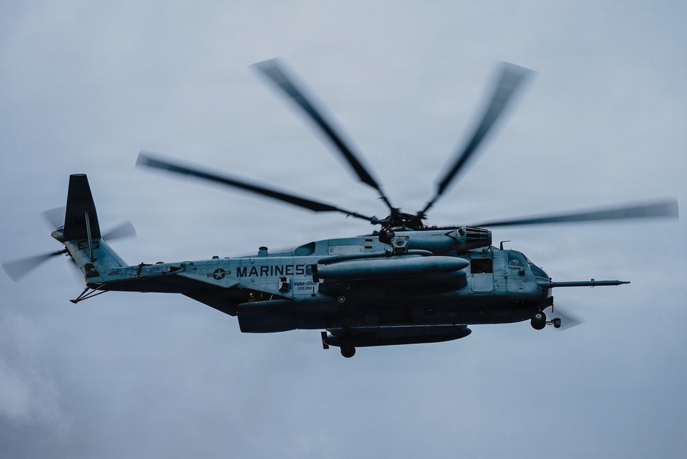 22nd MEU (SOC) | Flight Operations Aboard USS San Antonio