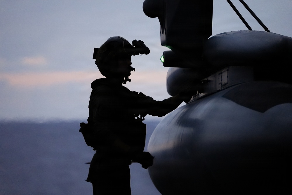 22nd MEU (SOC) | Flight Operations Aboard USS San Antonio
