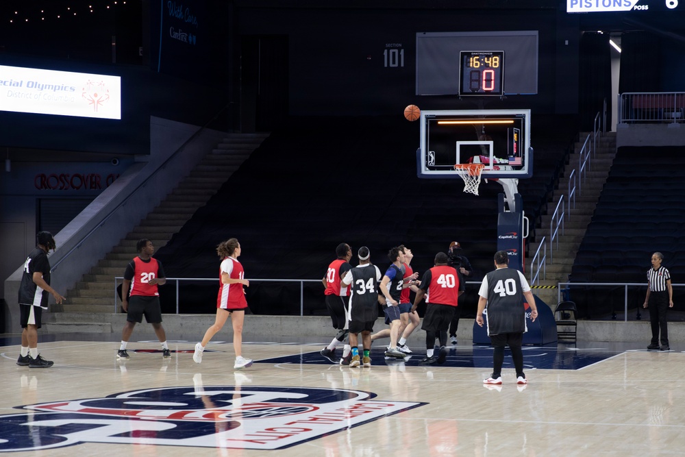 DC National Guard Commanding General helps open Special Olympics DC Unified Championship