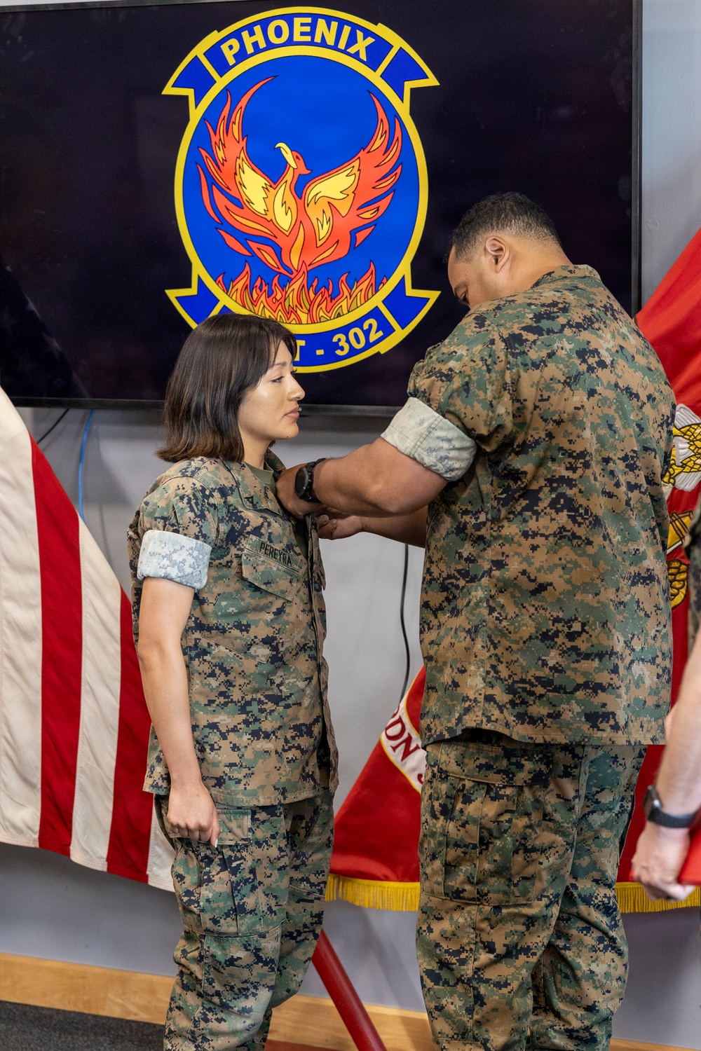 HMHT-302's first CH-53K King Stallion crew chief graduation