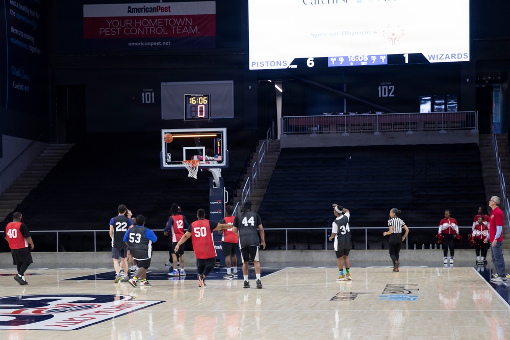 DC National Guard Commanding General helps open Special Olympics DC Unified Championship