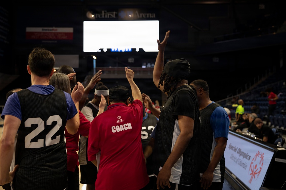 DC National Guard Commanding General helps open Special Olympics DC Unified Championship