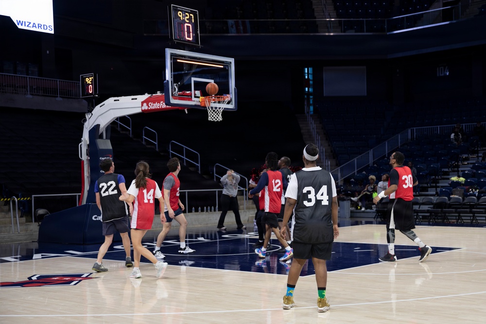 DC National Guard Commanding General helps open Special Olympics DC Unified Championship