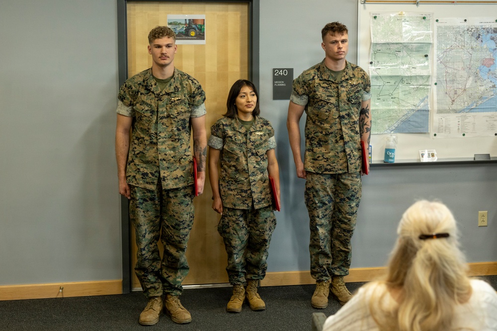 HMHT-302's first CH-53K King Stallion crew chief graduation