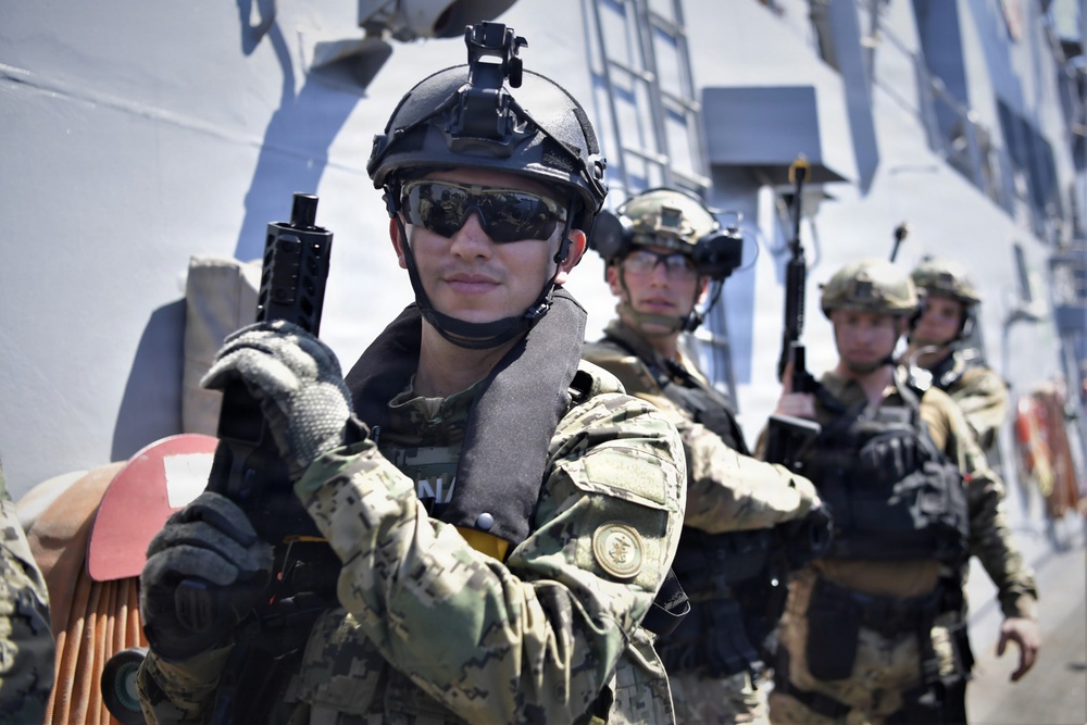 ARM Benito Juârez and USS Gridley conduct bi-lateral maritime engagement