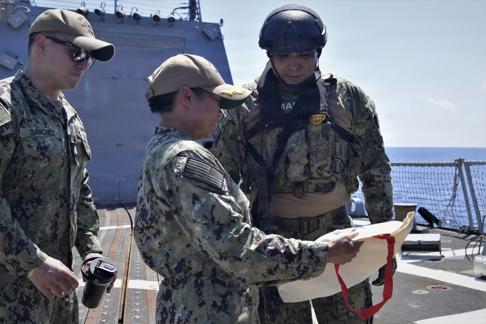 ARM Benito Juârez and USS Gridley conduct bi-lateral maritime engagement