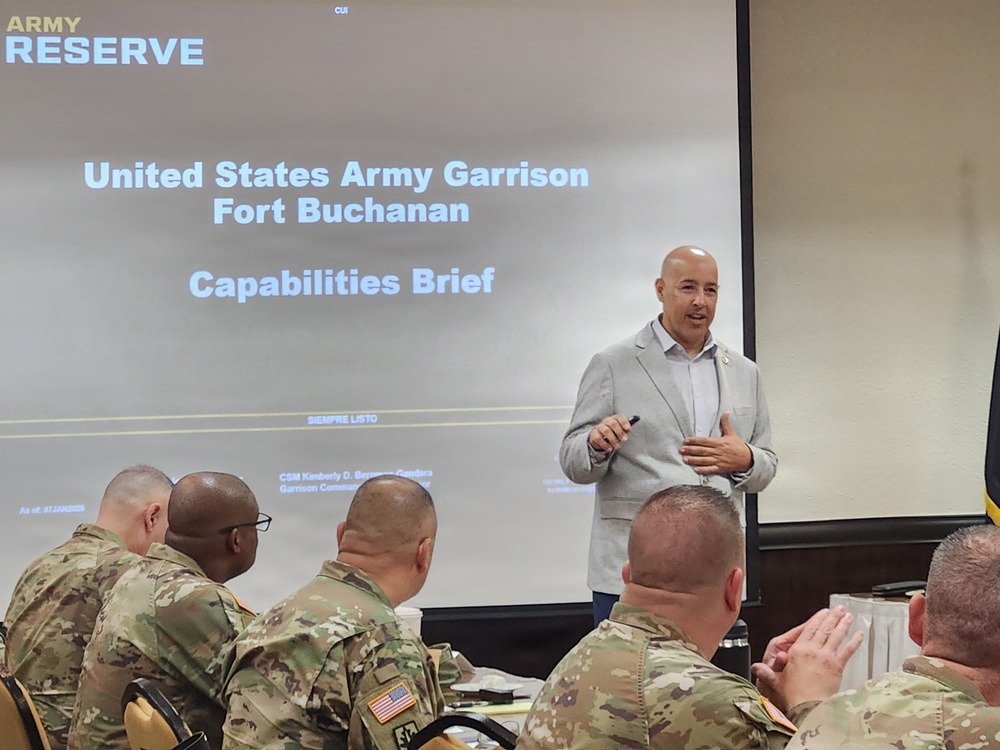Army Reserve Senior Enlisted Council Convenes at Fort Buchanan