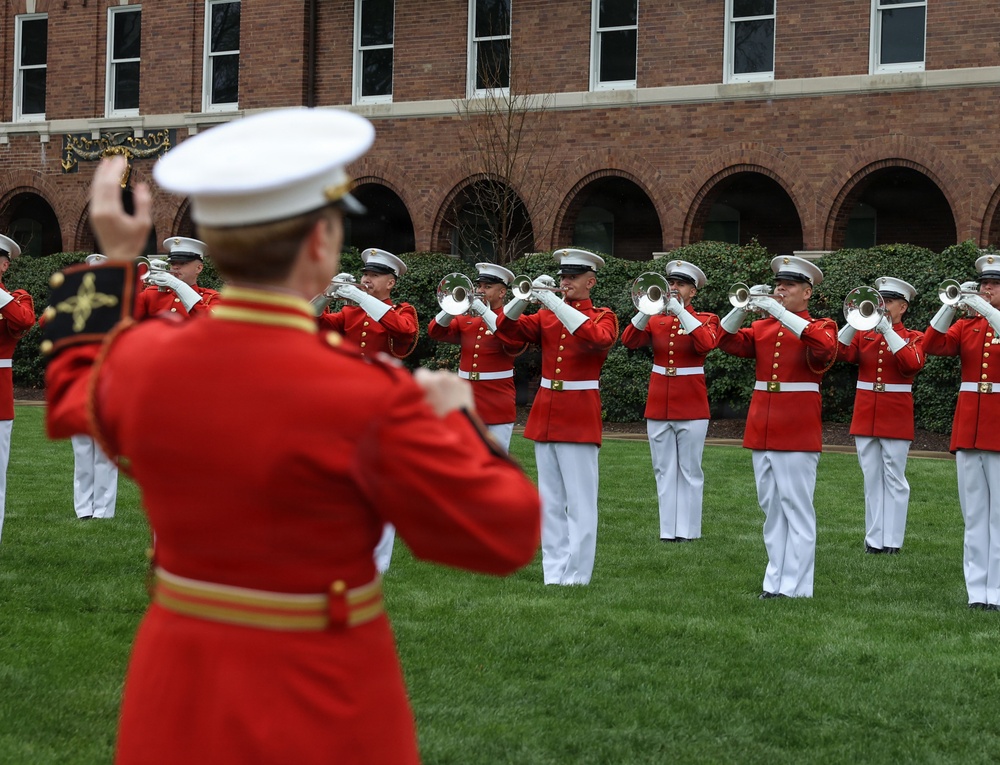 Marine Barracks Washington 225th Birthday Cake Cutting Ceremony