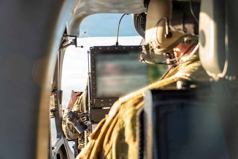 Soldiers, agents partner in air patrol over the border