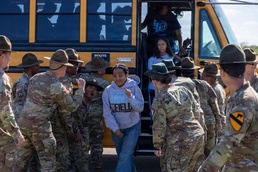 Students, coaches experience Army discipline, teamwork during U.S. Army Experience at Fort Hood