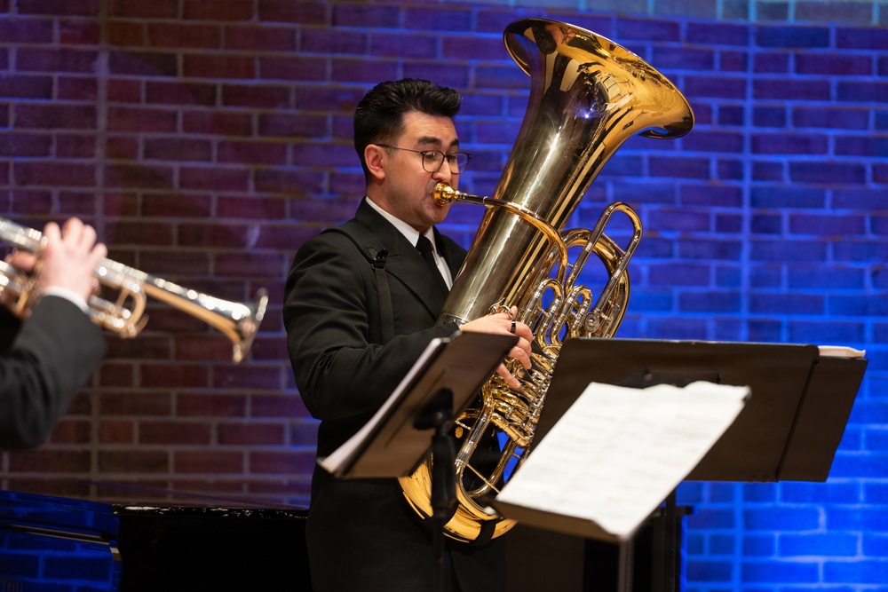 US Navy Band Brass Quintet performs at 2026 American Trombone Workshop
