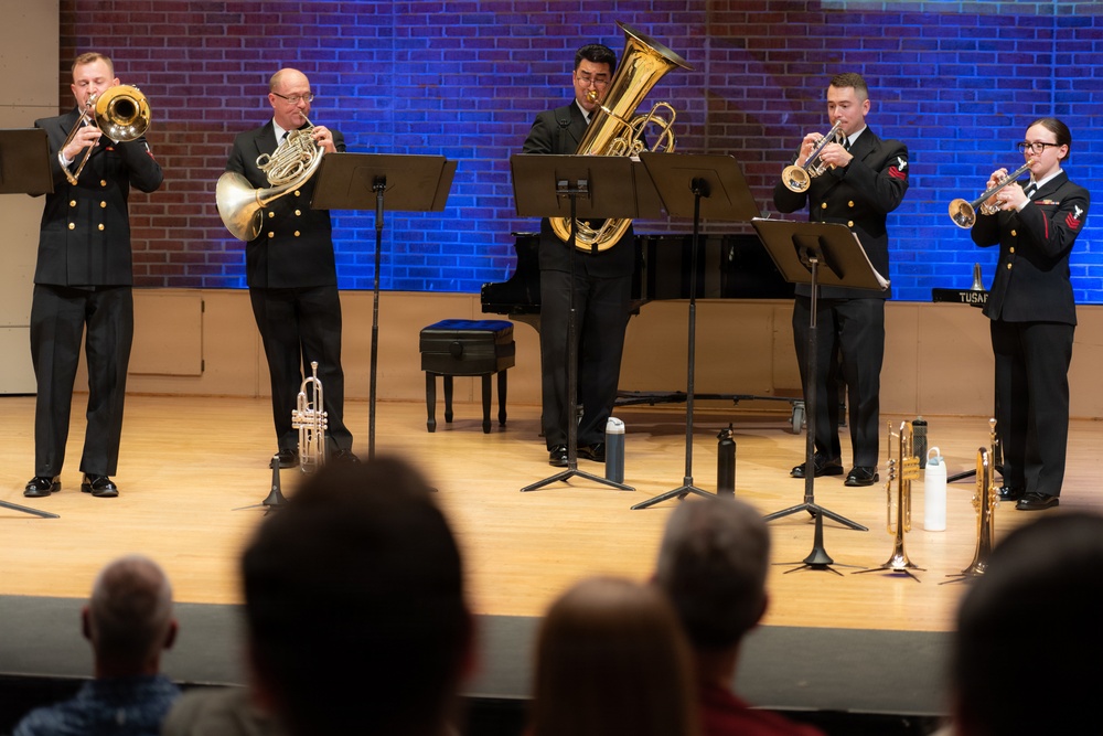 US Navy Band Brass Quintet performs at 2026 American Trombone Workshop