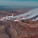 Thunderbirds fly over Grand Canyon National Park