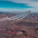 Thunderbirds fly over Grand Canyon National Park