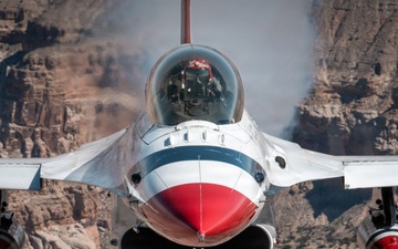 Thunderbirds fly over Grand Canyon National Park