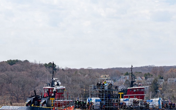 PNSY Undocks USS Albany (SSN 753)