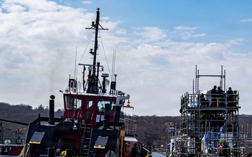 PNSY Undocks USS Albany (SSN 753)