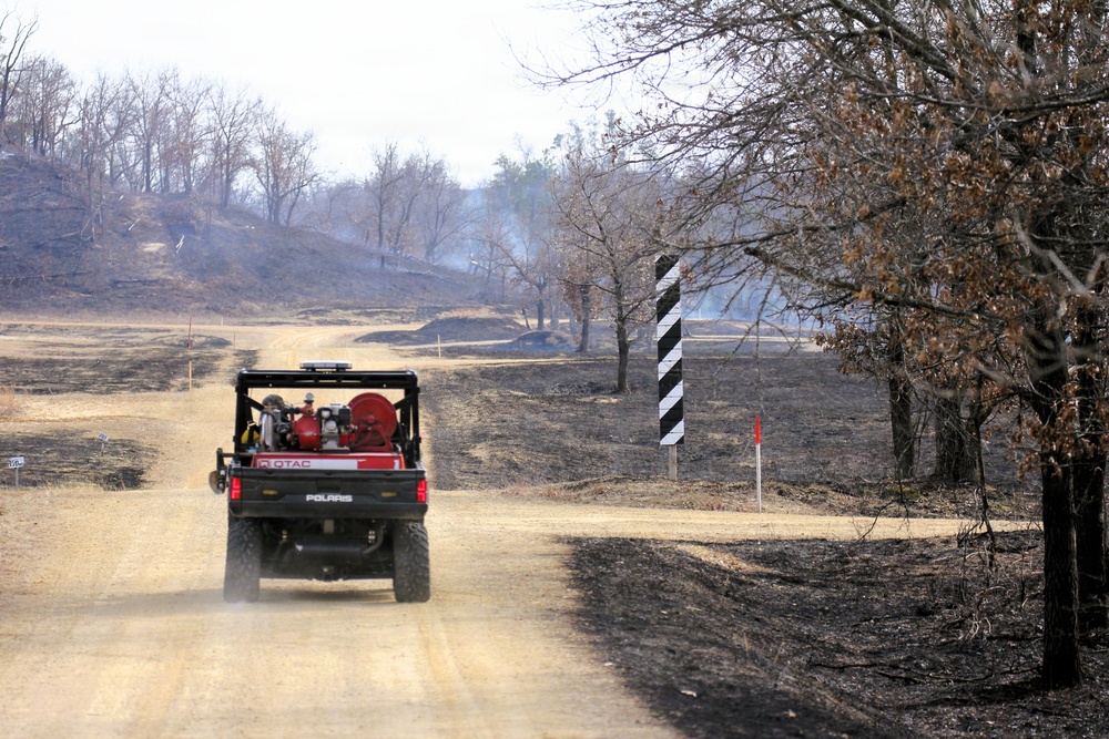 U.S. Forest Service-Fort McCoy partnership leads to effective beginning to 2026 prescribed burn season on post